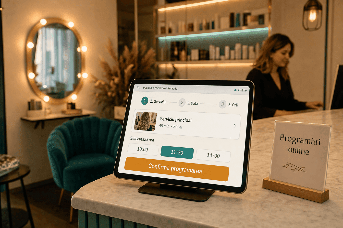 Programări online pentru saloane și servicii locale